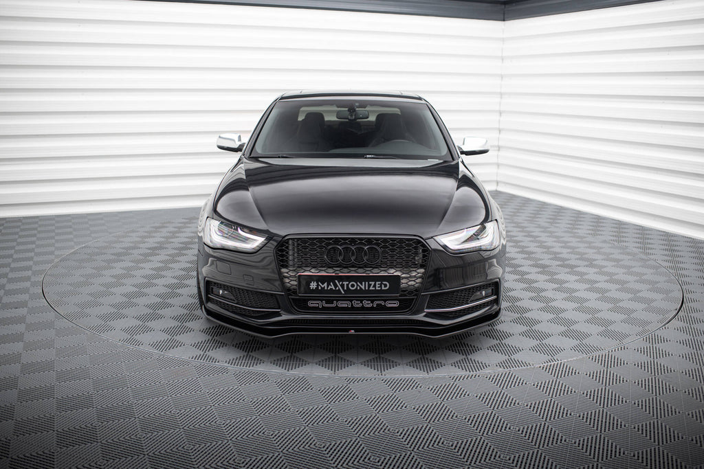 Front splitter v.2 audi a4 s-line / s4 b8 facelift