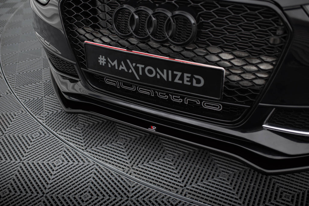 Front splitter v.2 audi a4 s-line / s4 b8 facelift
