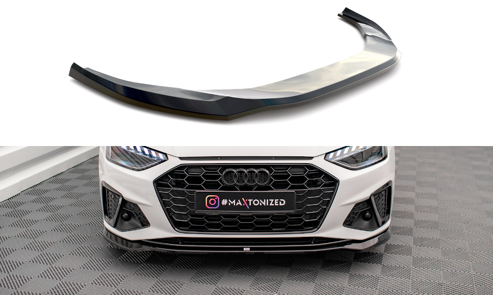Front splitter v.2 audi a4 s-line / s4 b9 facelift