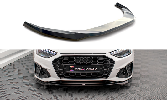 Front splitter v.2 audi a4 s-line / s4 b9 facelift
