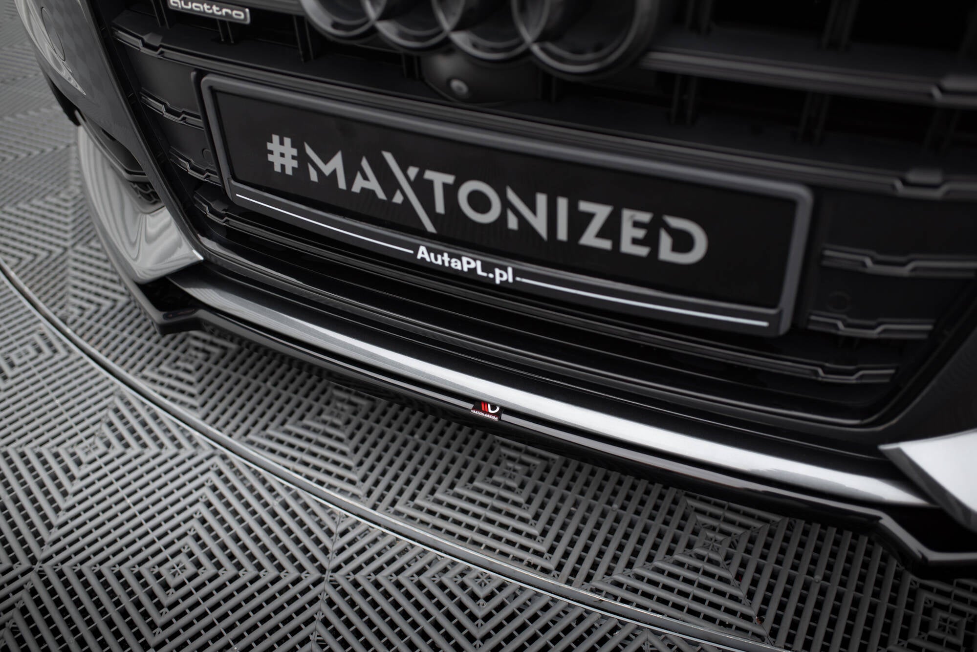 Front splitter v.2 audi a6 / a6 c7 s-line/ s6 c7 facelift