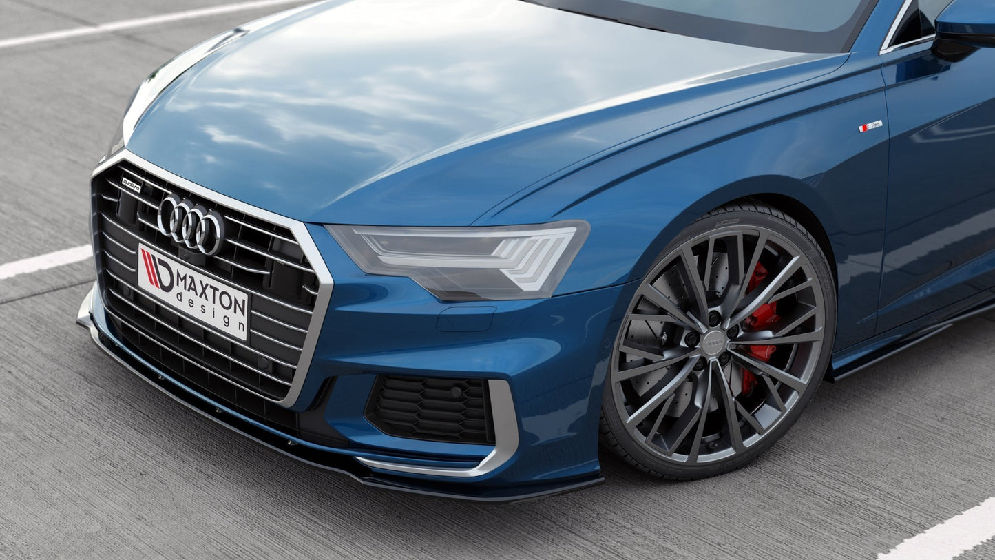 Front splitter v.2 audi a6 s-line / s6 c8 / c8 facelift