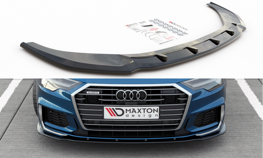Front splitter v.2 audi a6 s-line / s6 c8 / c8 facelift