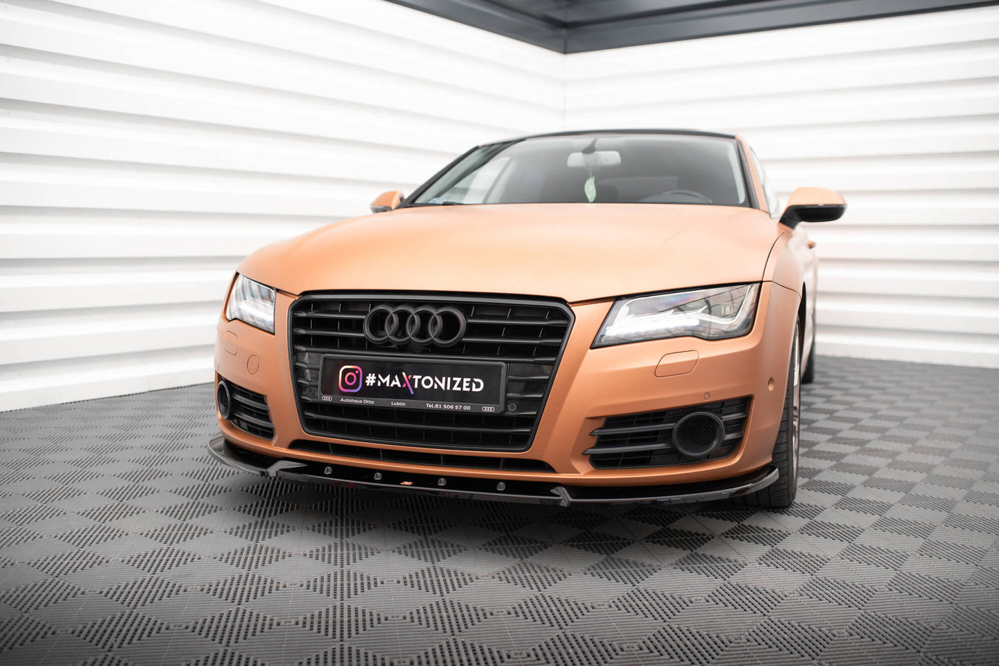 Front splitter v.2 audi a7 c7