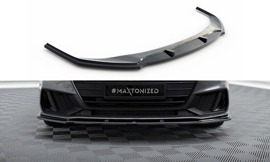 Front splitter v.2 audi a7 s-line c8 / s7 c8 / c8 facelift / s7 facelift