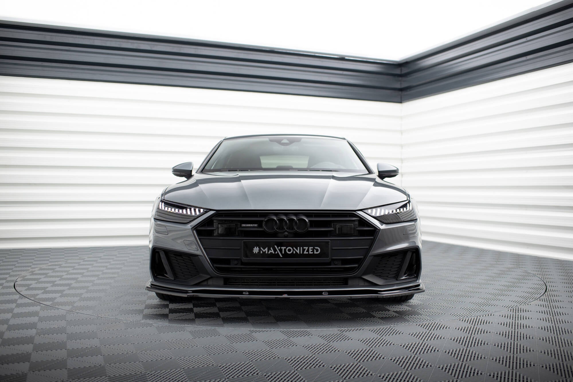 Front splitter v.2 audi a7 s-line c8 / s7 c8 / c8 facelift / s7 facelift