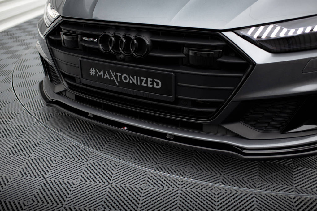 Front splitter v.2 audi a7 s-line c8 / s7 c8 / c8 facelift / s7 facelift