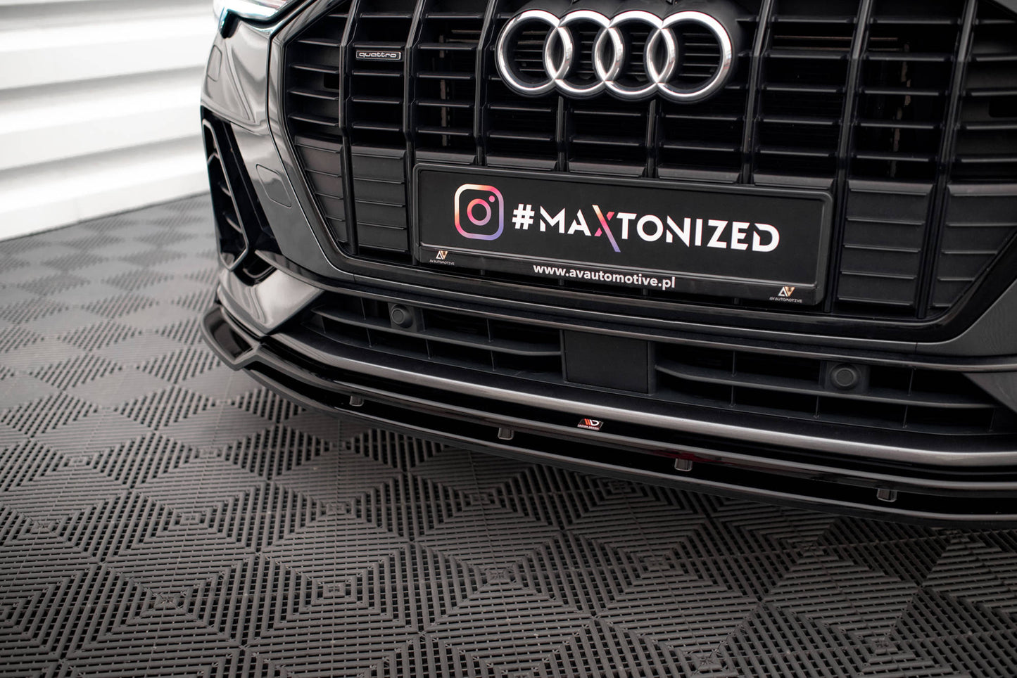 Front splitter v.2 audi q3 s-line f3