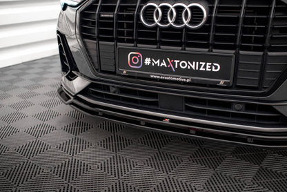 Front splitter v.2 audi q3 s-line f3