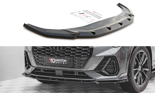 Front splitter v.2 audi q3 sportback s-line