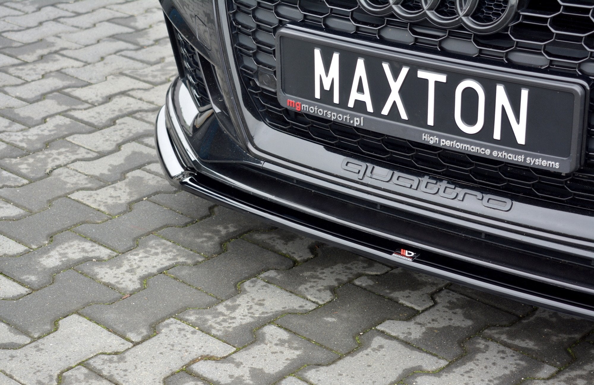 Front splitter v.2 audi rs3 8v fl sportback