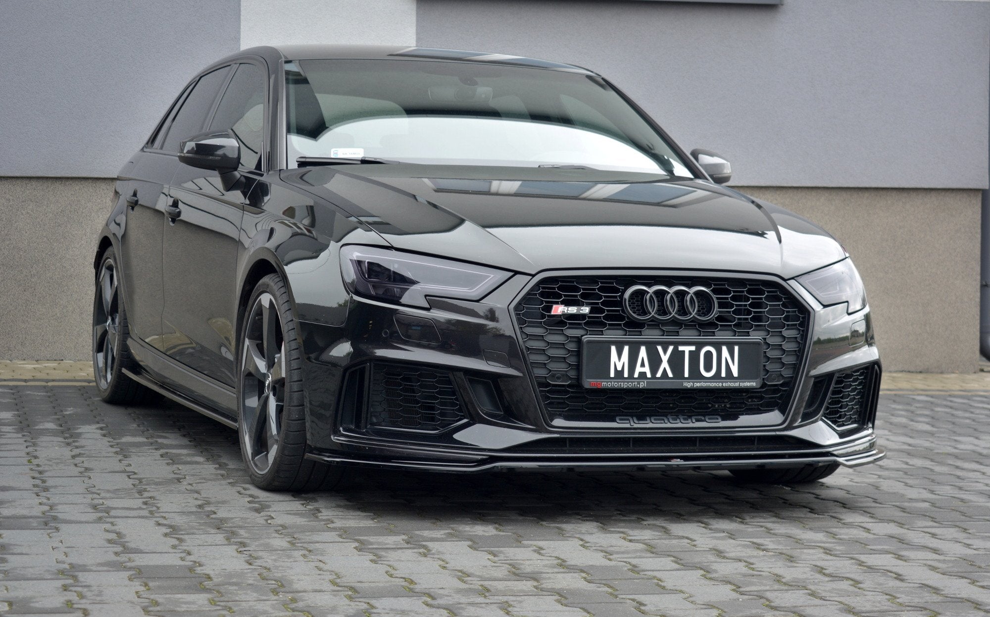 Front splitter v.2 audi rs3 8v fl sportback