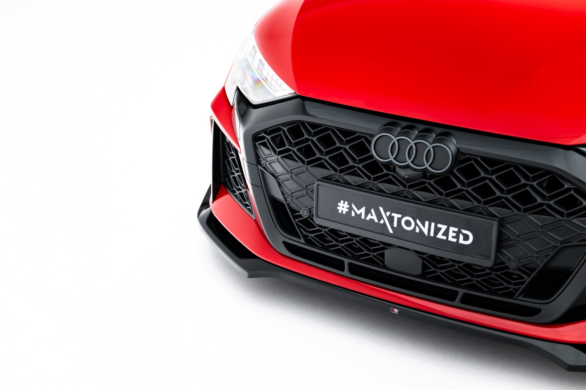 Front splitter v.2 audi rs3 sedan 8y facelift