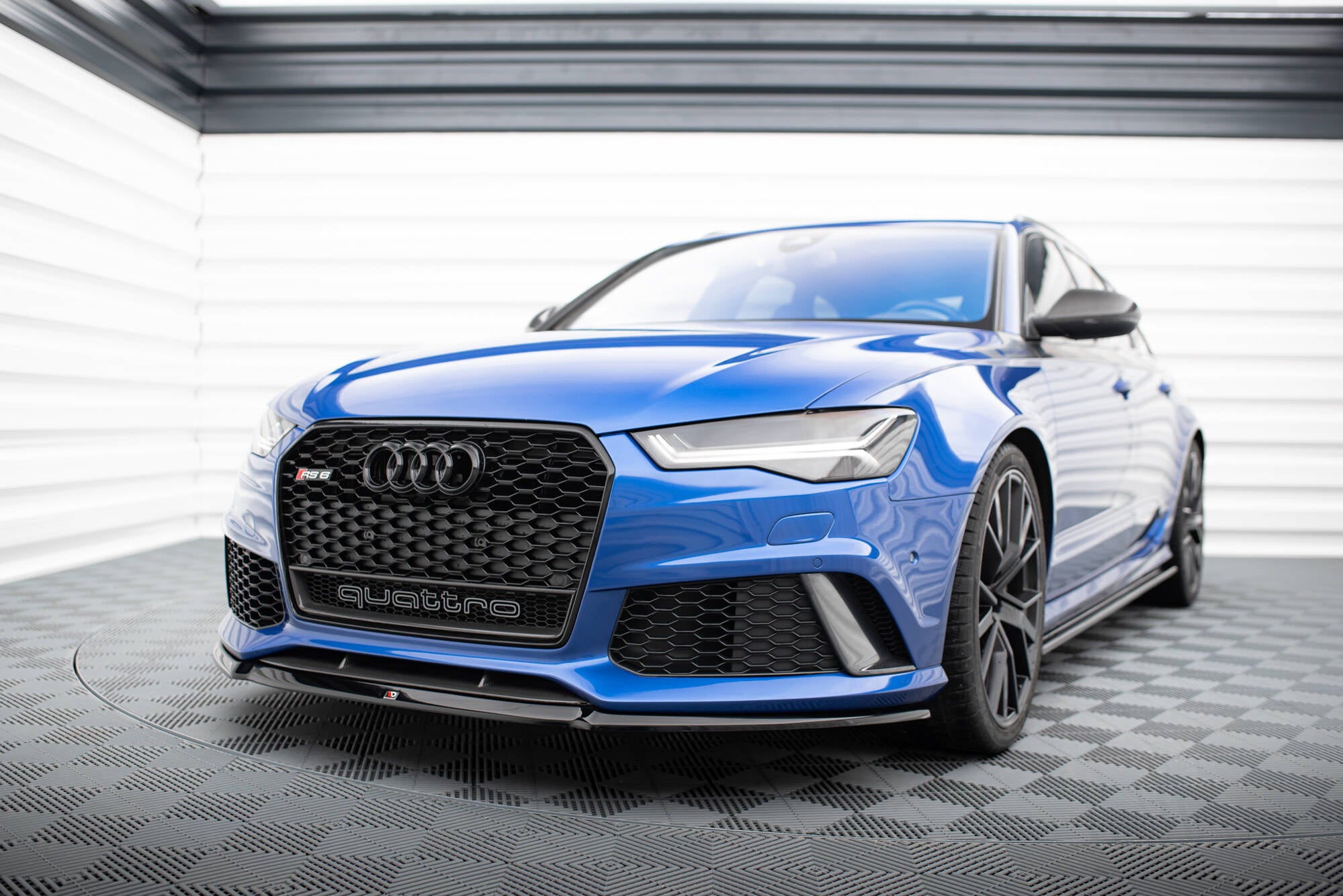 Front splitter v.2 audi rs6 c7 / c7 facelift