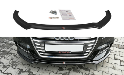 Front splitter v.2 audi s3 / a3 s-line 8v fl sedan
