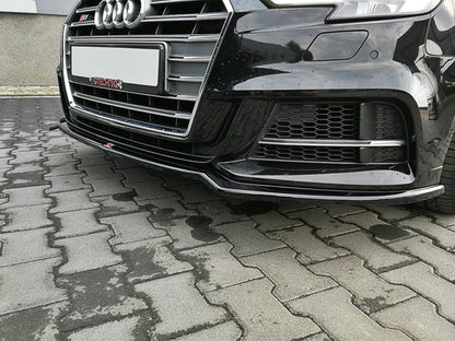 Front splitter v.2 audi s3 / a3 s-line 8v fl sedan