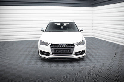Front splitter v.2 audi s3 / a3 s-line sportback / hatchback 8v