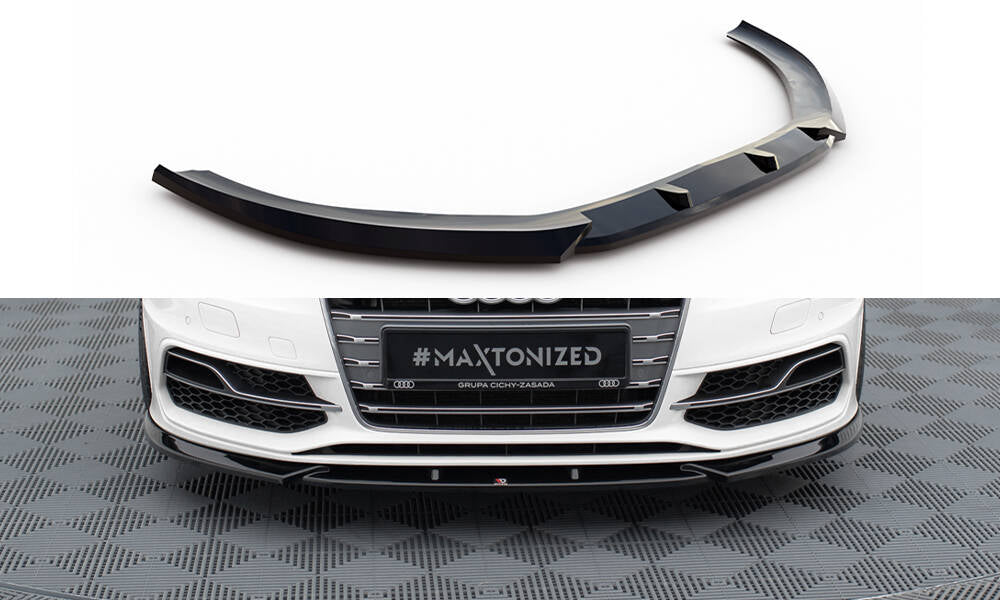 Front splitter v.2 audi s3 / a3 s-line sportback / hatchback 8v