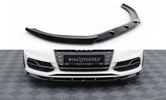 Front splitter v.2 audi s3 / a3 s-line sportback / hatchback 8v