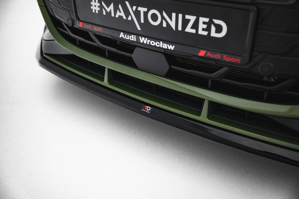 Front splitter v.2 audi s3 sportback / a3 s-line sportback  8y facelift