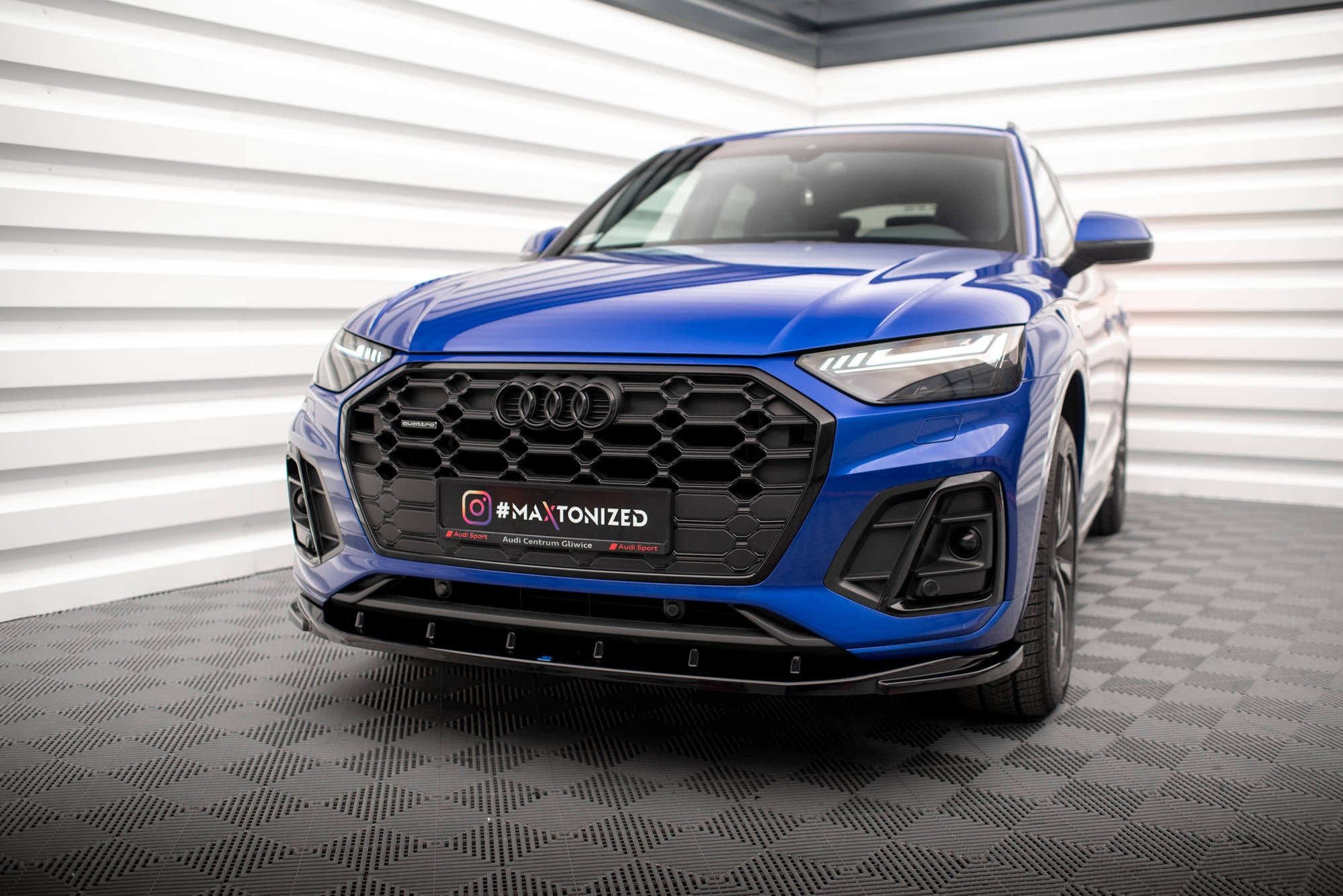 Front Splits v.2 Audi Sq5 / Q5 S-Line-maastoauto / Sportback Mk2 Facelift