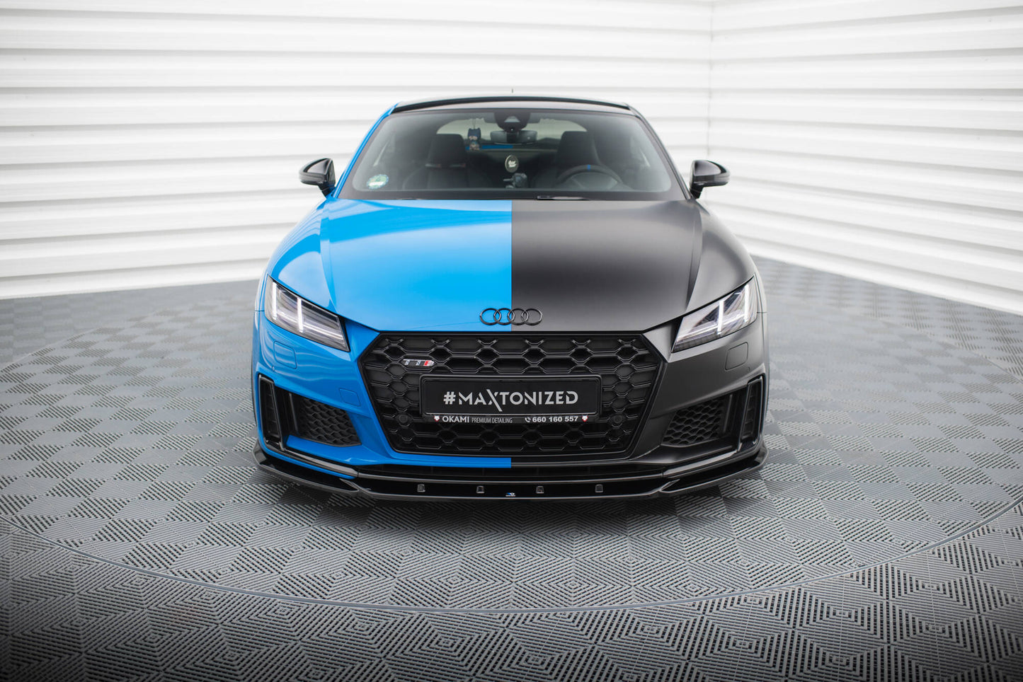 Front splitter v.2 audi tt s / tt s-line 8s facelift