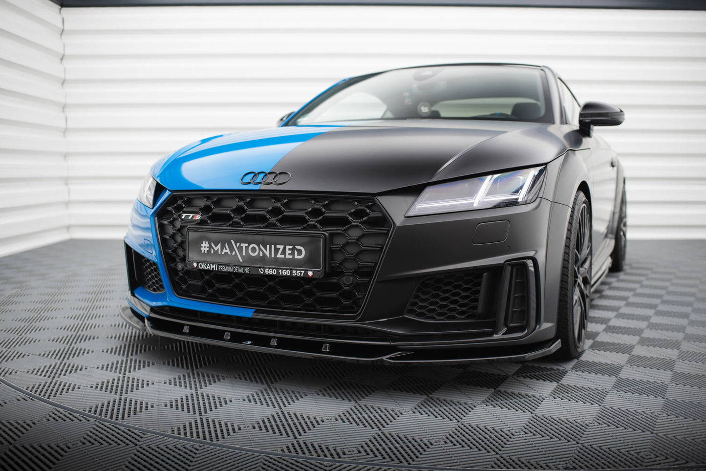Front splitter v.2 audi tt s / tt s-line 8s facelift