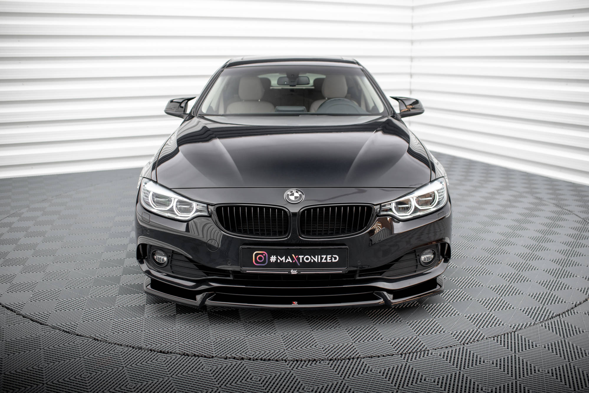 Front splitter v.2 bmw 4 coupe / gran coupe / cabrio f32 / f36 / f33