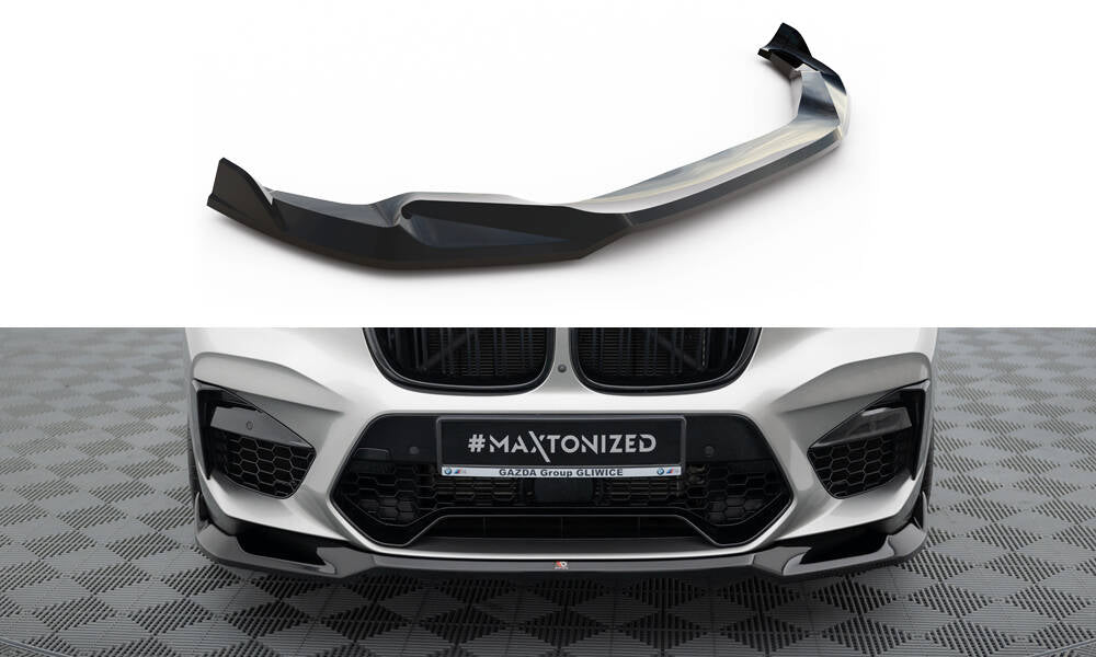 Front splitter  v.2 bmw x4 m f98