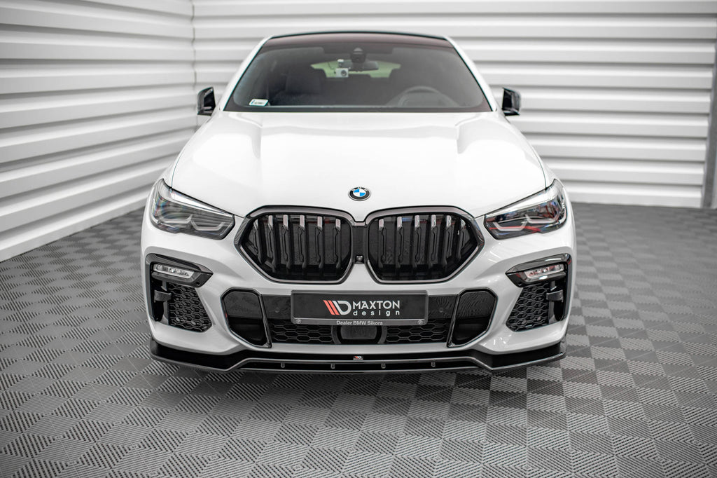 Front splitter v.2 bmw x6 m-pack g06