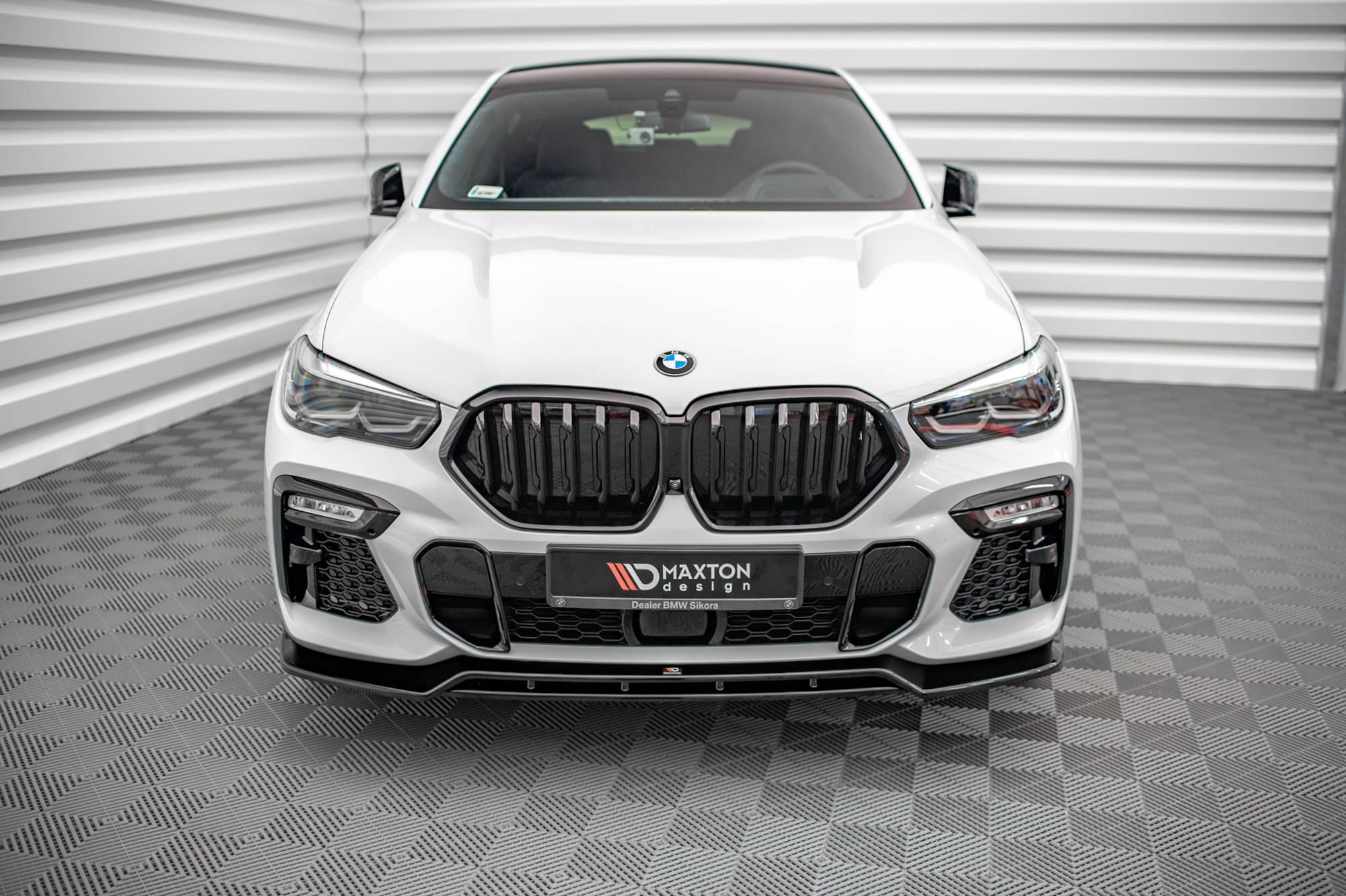 Front splitter v.2 bmw x6 m-pack g06