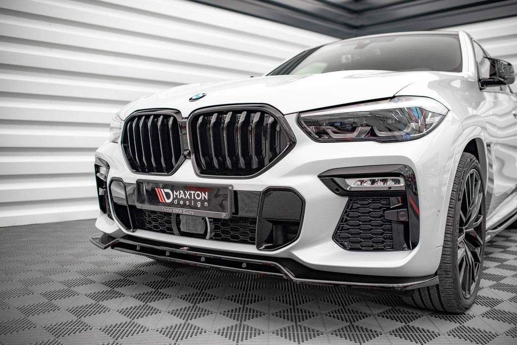 Front splitter v.2 bmw x6 m-pack g06