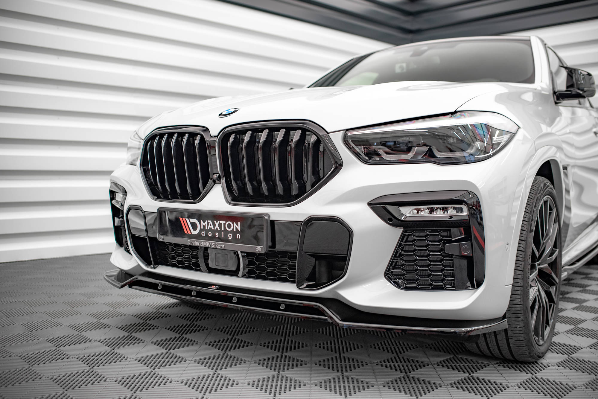 Front splitter v.2 bmw x6 m-pack g06
