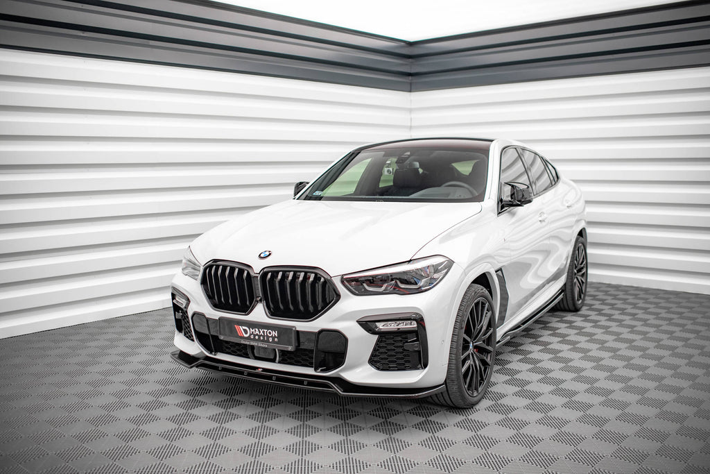 Front splitter v.2 bmw x6 m-pack g06