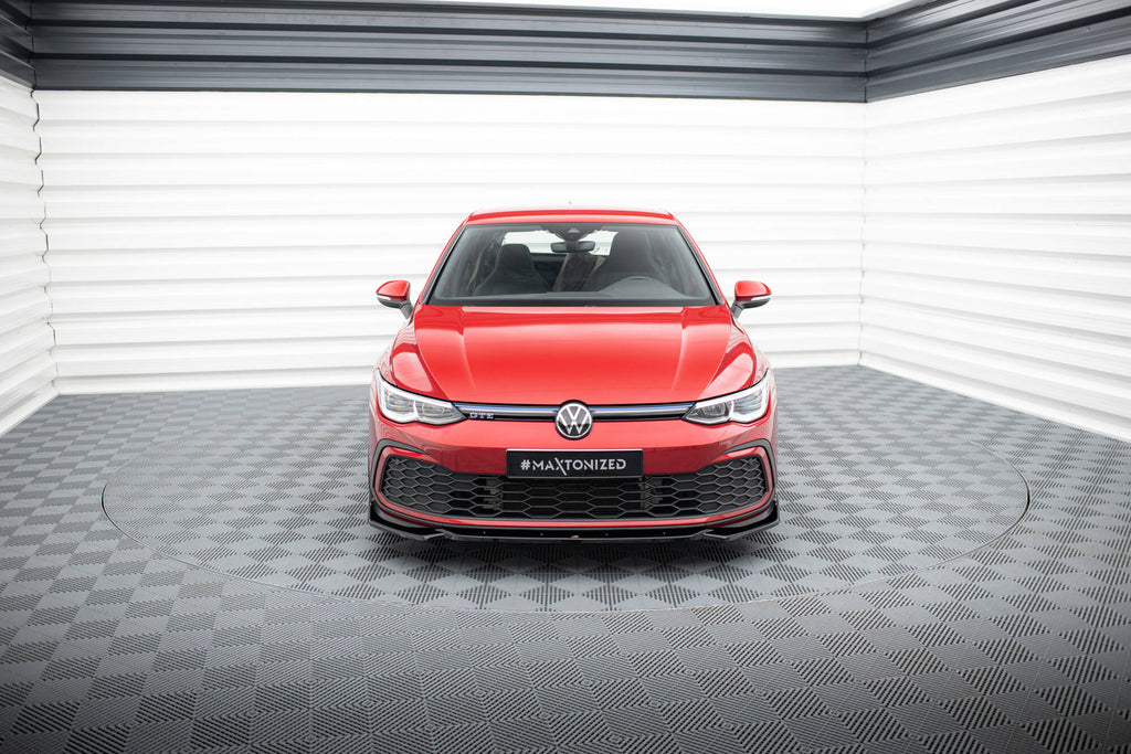 Front Splitter V.2 + flapper Volkswagen Golf GTI / GTE / GTD / R-Line MK8