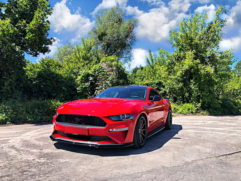 Front splitter v.2 ford mustang mk. 6 facelift