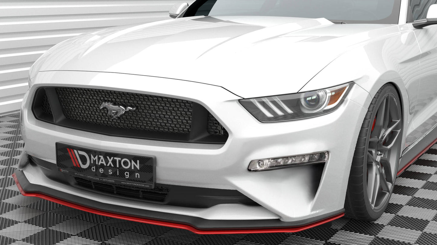 Front splitter v.2 ford mustang mk6 facelift