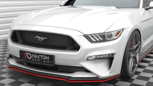 Front splitter v.2 ford mustang mk6 facelift