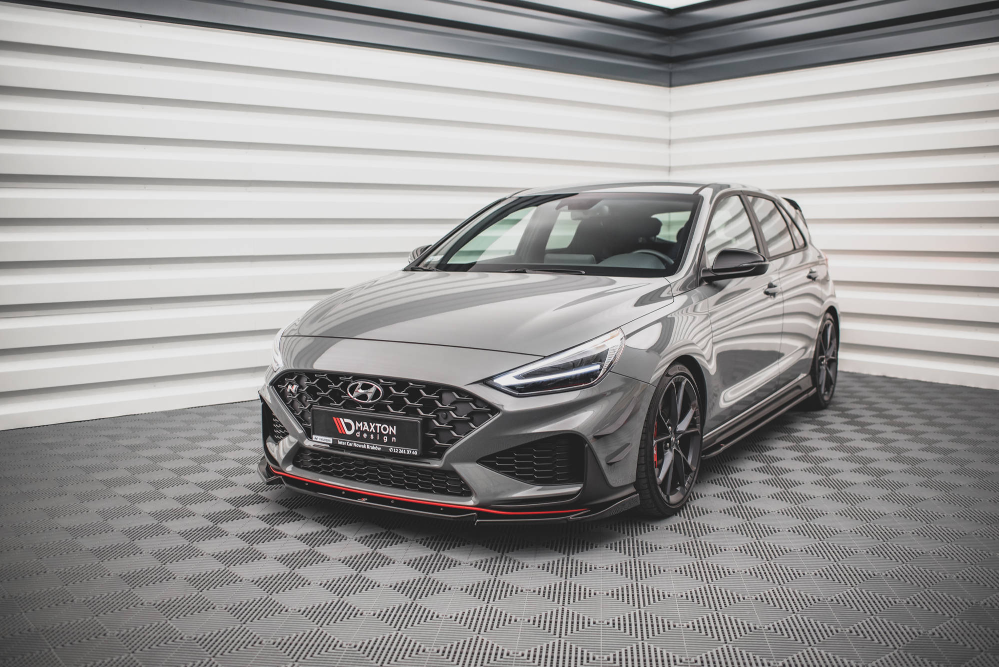 Front Splitter V.2 Hyundai I30 N / I30 N-Line Hatchback / Fastback Mk3 Facelift
