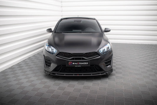 Front splitter v.2 kia proceed gt mk3 facelift / ceed gt / gt - line mk1 facelift