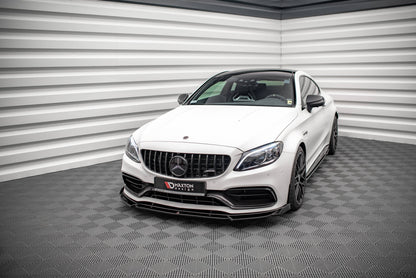 Front splitter v.2 mercedes-amg c63 coupe amg aero pack c205 facelift