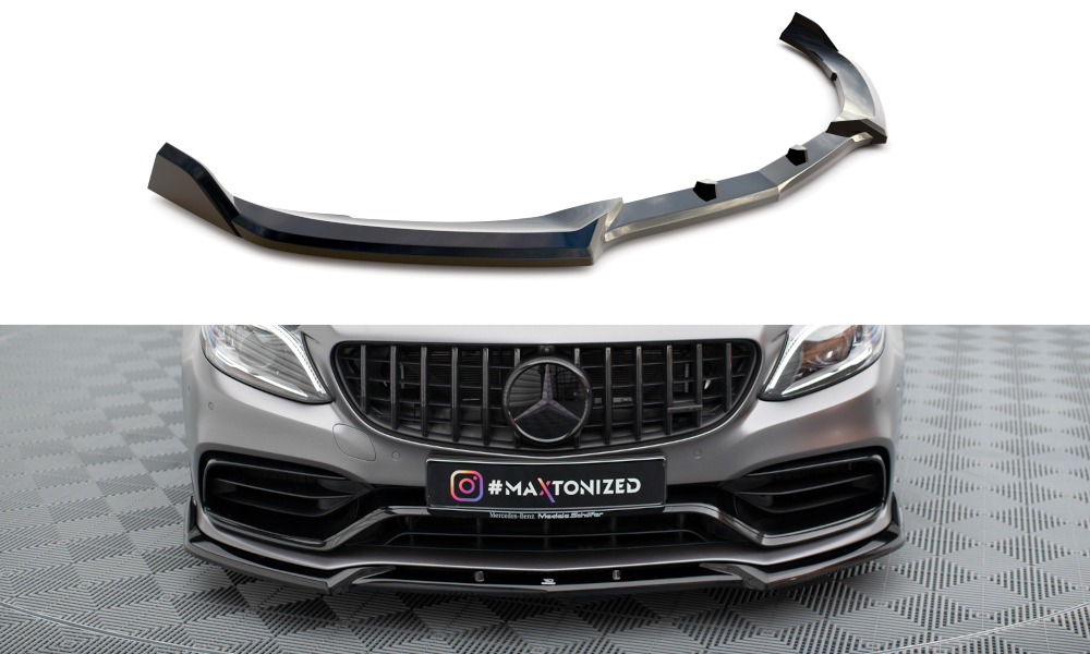 Front Splitter V.2 Mercedes-AMG C63 Derefter / Estate W205 Facelift