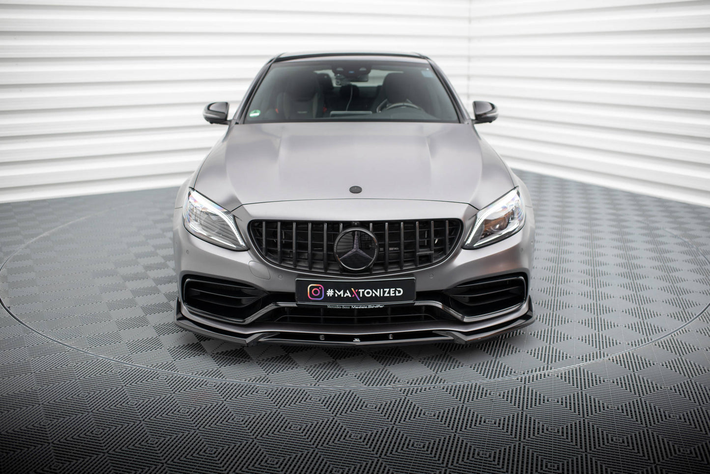 Front Splitter V.2 Mercedes-AMG C63 Derefter / Estate W205 Facelift