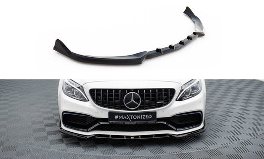 Front splitter v.2 mercedes-amg c63 sedan / estate w205 / s205