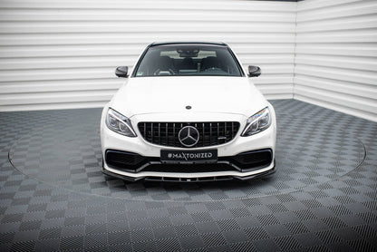 Front splitter v.2 mercedes-amg c63 sedan / estate w205 / s205
