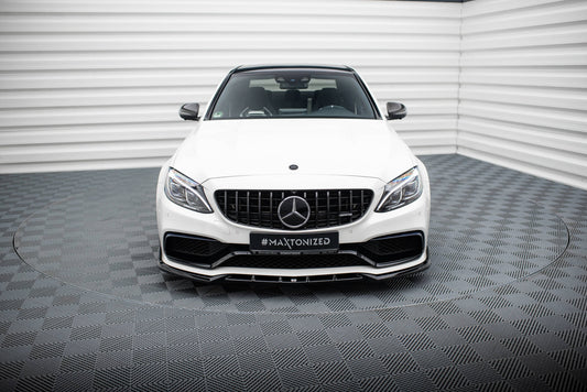 Front splitter v.2 mercedes-amg c63 sedan / estate w205 / s205