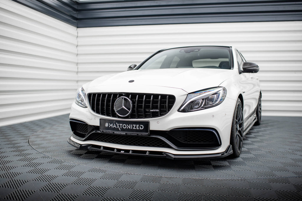 Front splitter v.2 mercedes-amg c63 sedan / estate w205 / s205