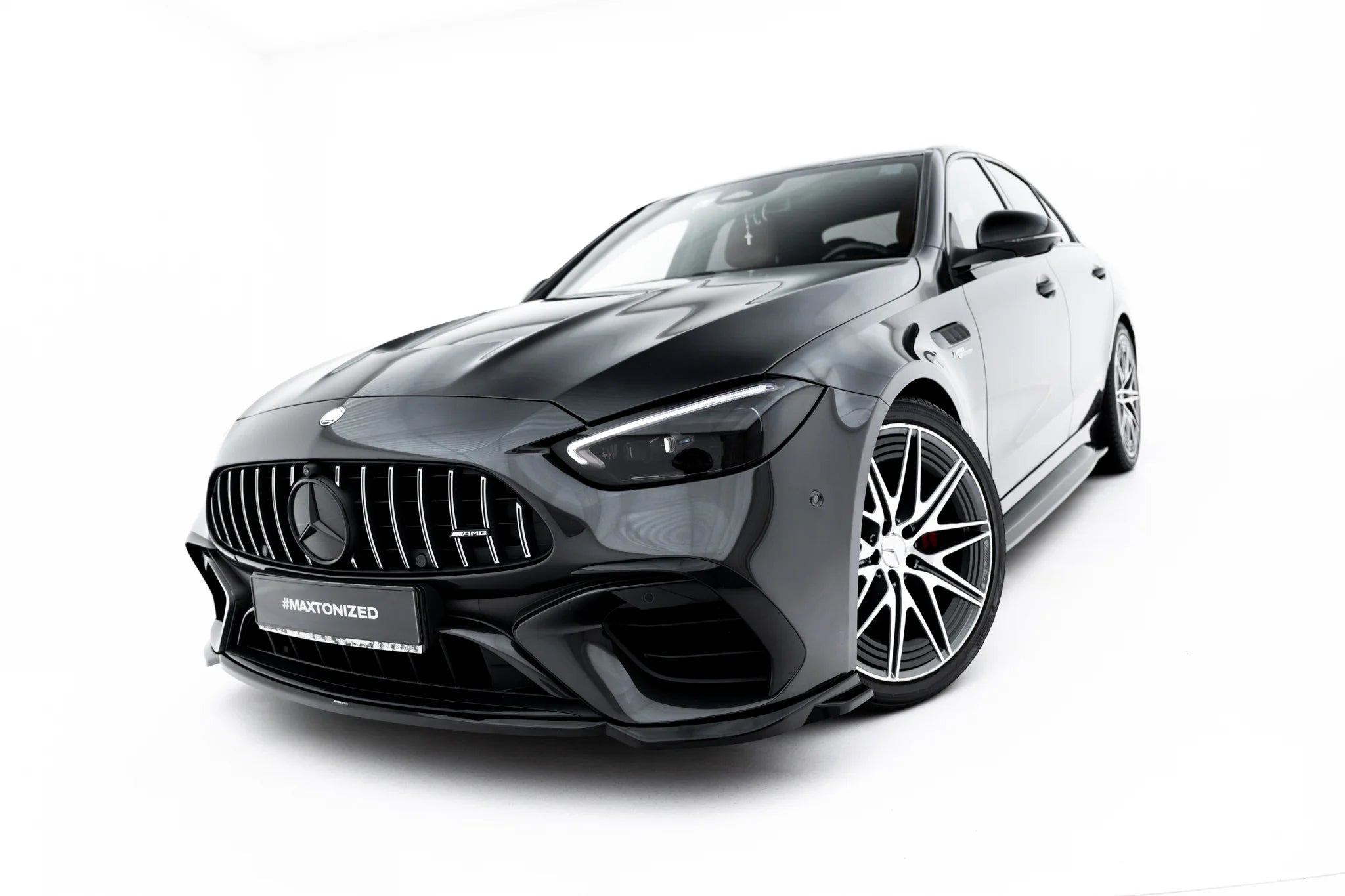 Front splitter v.2 mercedes-amg c63 sedan / stationcar w206 / s206