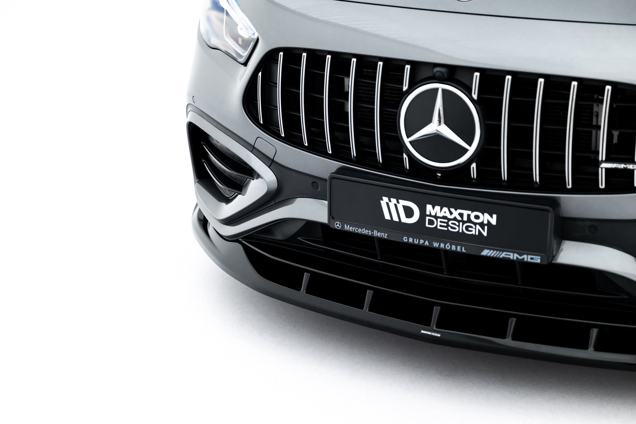 Front splitter v.2 mercedes-amg gla 35 h247 facelift