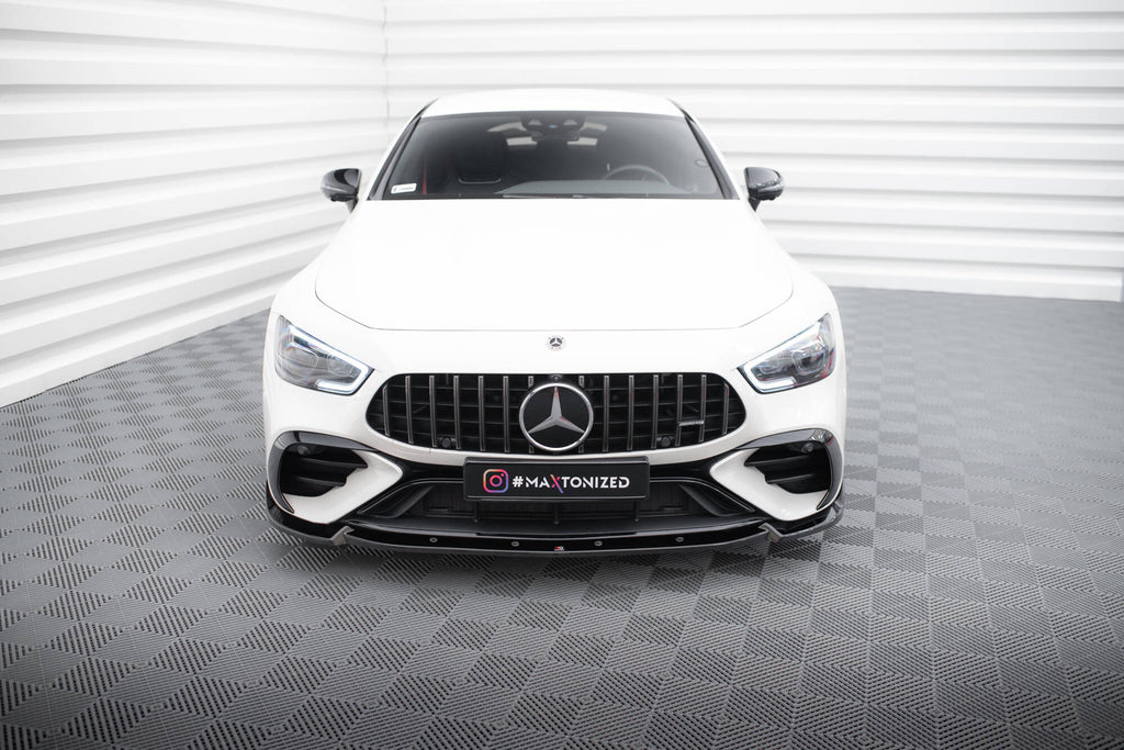 Front splitter v.2 mercedes-amg gt 43 4 door coupe v8 styling package